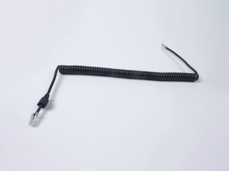 rj45網(wǎng)絡(luò)線數(shù)據(jù)線 螺旋形彈簧電纜系
